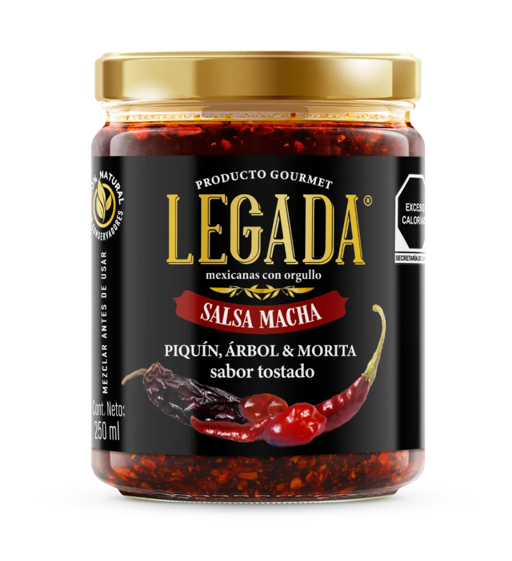 envase salsa macha Legada